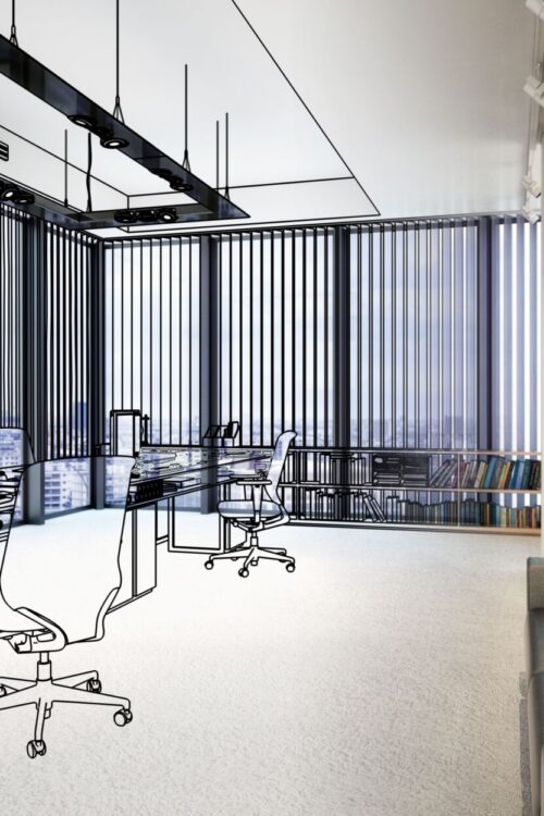 PLAN AMENAGEMENT BUREAU 500X750 | Atypik Immobilier Étude immobilière, approche budgétaire et travaux d’aménagement de bureaux à Colmar et Mulhouse Illzach 3